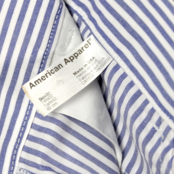 AMERICAN APPAREL Stripe Welt Pocket Pant * Summer! - Picture 6 of 8